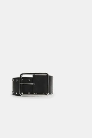 Stradivarius Wide studded belt 30