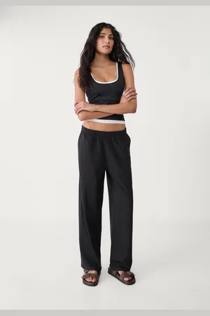 Stradivarius Wide-leg trousers M