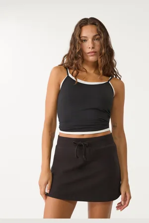 Stradivarius Plush skort with drawstrings XS