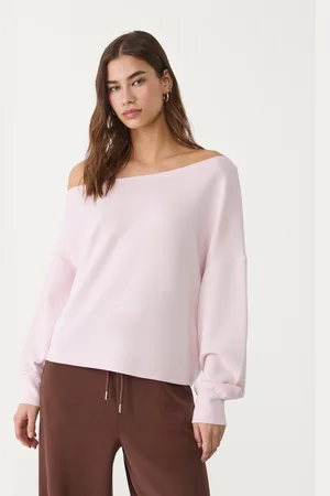 Stradivarius Soft-touch exposed shoulder sweatshirt XL