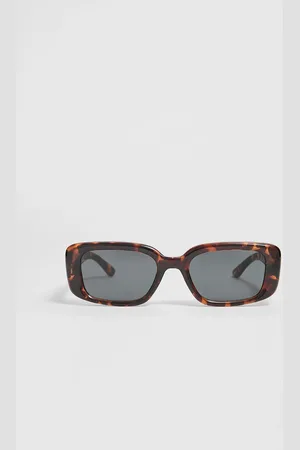 Stradivarius Tortoiseshell rectangular sunglasses OS
