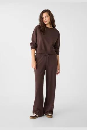Stradivarius Wide-leg jogger trousers XS