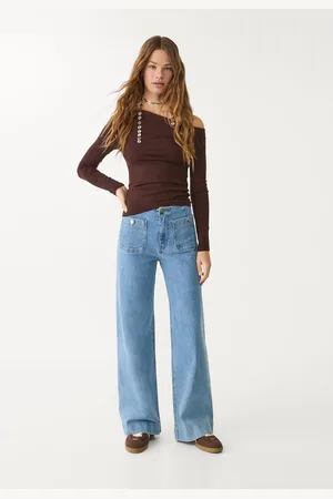 Stradivarius D77 Minimalist jeans with pockets 8