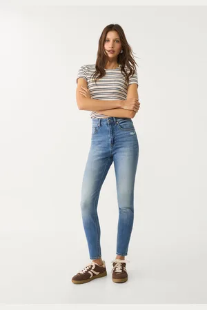 Stradivarius D09 Skinny super high-waist jeans 4