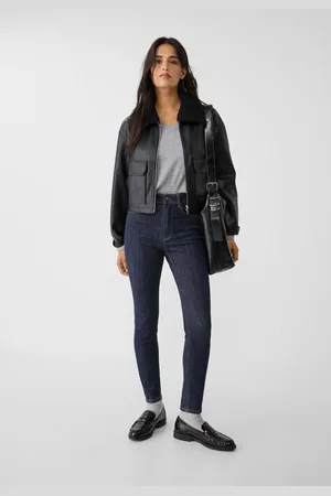 Stradivarius D07 Regular waist skinny jeans 16