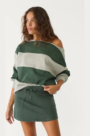 Stradivarius Plush skort with drawstrings XS