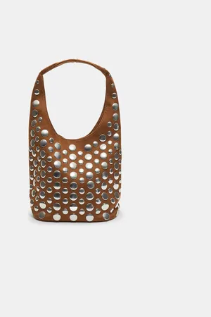 Stradivarius Studded shoulder bag OS