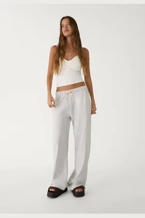 Stradivarius Jogger trousers with cord L