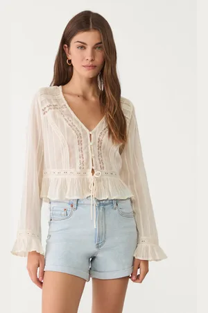 Stradivarius D85 Slim mom fit shorts 4