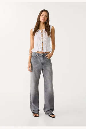 Stradivarius D92 straight wide-leg jeans 14