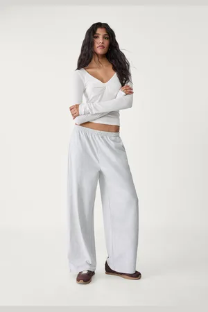 Stradivarius Wide-leg trousers S