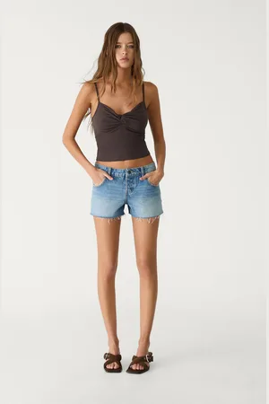 Stradivarius Mini denim shorts 12