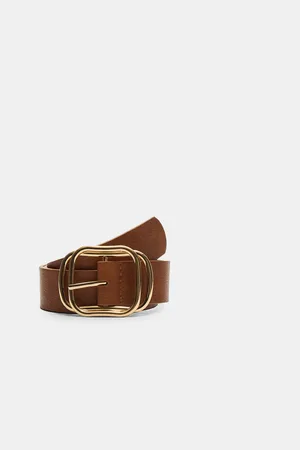 Stradivarius Belt with superimposed buckle 34