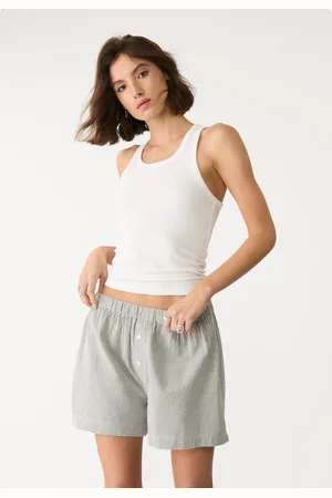 Stradivarius Gingham boxer shorts S