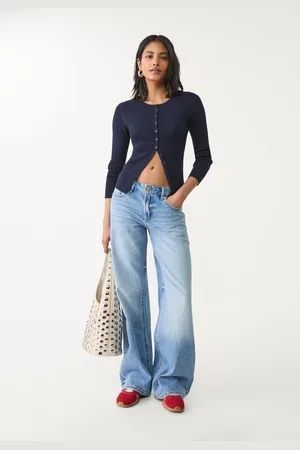 Stradivarius D91 Low wide-leg jeans 8