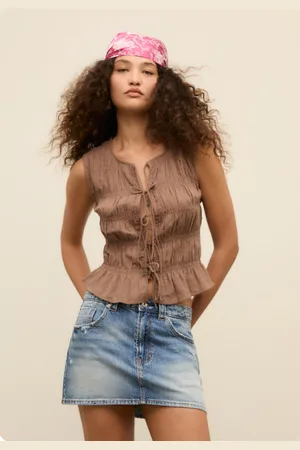Stradivarius D62 denim skort 14