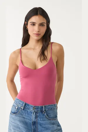 Stradivarius Basics bodysuit with straps L