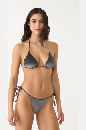 Stradivarius Velvet bikini top XS