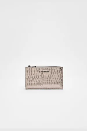 Stradivarius Basic zip-up purse OS