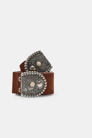 Stradivarius Contrast stretch belt with buckle M
