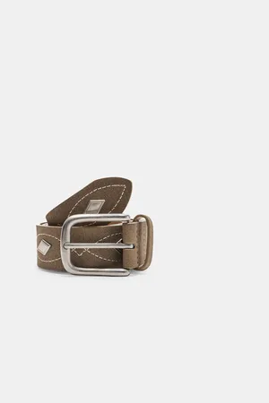 Stradivarius Embroidered belt with diamond details 34