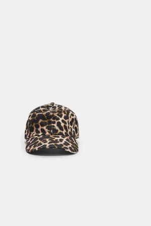 Stradivarius Leopard print cap OS