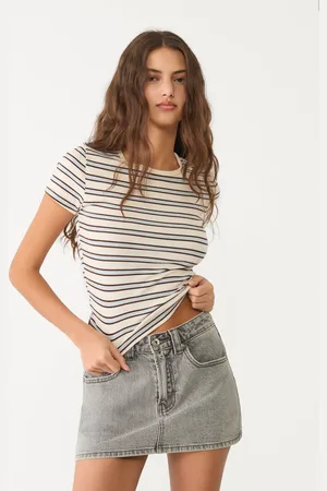 Stradivarius D62 denim skort 6