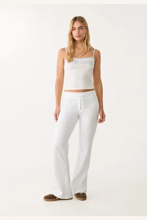 Stradivarius Flared drawstring joggers XL