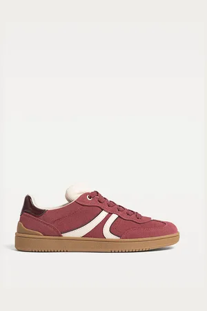 Stradivarius Casual leather trainers 7