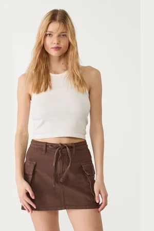 Stradivarius D66 mini cargo skirt 4