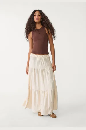 Stradivarius Boho midi skirt M