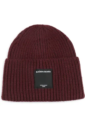 Björn Borg Knitted Beanie Bordeaux Red