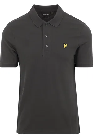 Lyle & Scott Polo Plain Anthracite Dark size L