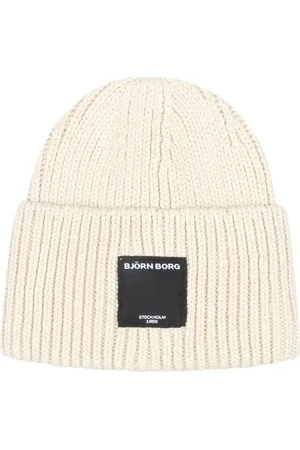 Björn Borg Knitted Beanie Ecru White
