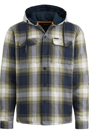 PME Legend™ Overshirt Checks Blue Dark Blue Multicolour size L