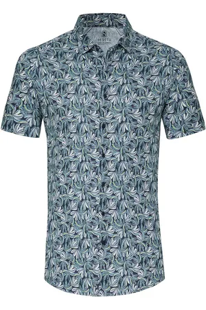 DESOTO Short Sleeve Jersey Shirt Floral Print size M
