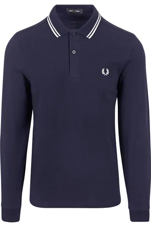 Fred Perry Longsleeve Polo Navy 238 Dark size L