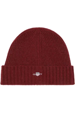 GANT Beanie Wool Bordeaux Red