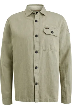 PME Legend™ Overshirt Linen Khaki size L
