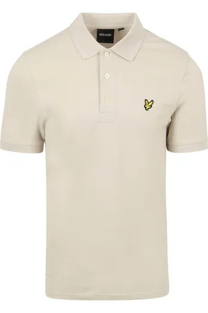 Lyle & Scott Polo Plain Ecru size M