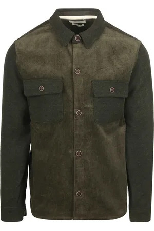 Anerkjendt Overshirt Akoscar Corduroy Mix Olivine size M
