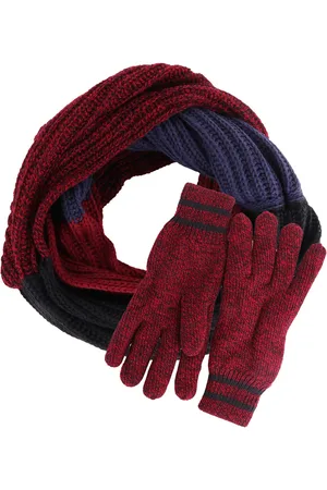 Suitable Scarf + Gloves Set 15-10 Red