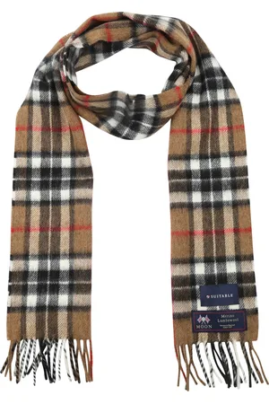 Suitable Scarf Checkered Merino Multicolour