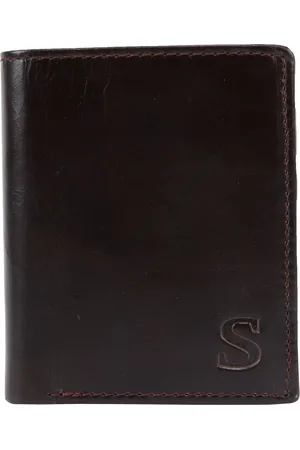 Suitable Wallet Nikkei Dark Leather
