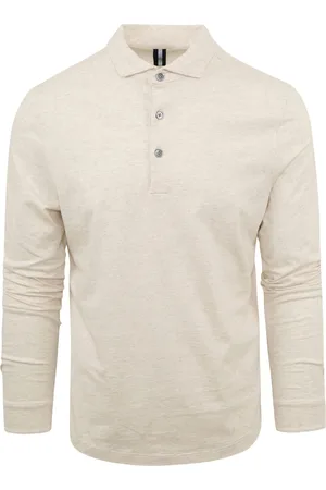 Profuomo Longsleeve Polo Melange size L