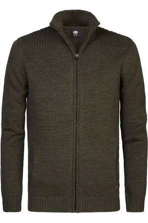 Petrol Industries Cardigan Elim Dark Green size 3XL