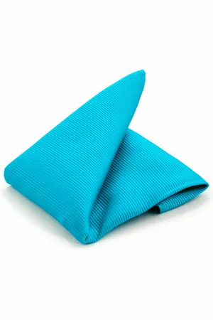 Suitable Pocket Square Turquoise F24