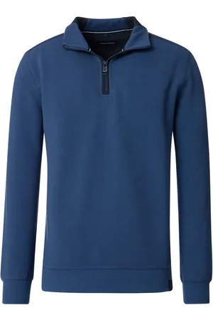 Casa Moda Half Zip Sweat Dark Indigo Blue size 3XL