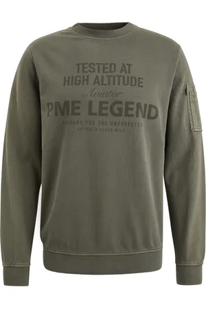 PME Legend™ Sweater Logo Beluga Green size 3XL