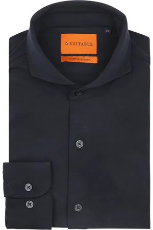 Suitable Sorona Shirt Navy Blue size 38